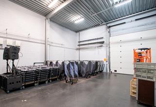 Berging bij grote zaal