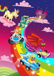 foto: Happy en de regenboograce