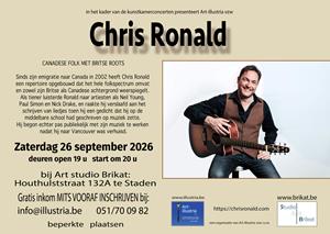 foto: kunstkamerconcert met Chris Ronald te Staden