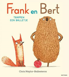 foto: Frank en Bert trappen een balletje