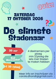 foto: Affiche De Slimste Stadenaar 2026