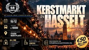 foto: Naar de kerstmarkt in Hasselt met Blauw-Zwart Staden
