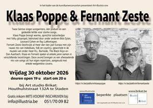 foto: kunstkamerconcert met Klaas Poppe en Fernant Zeste