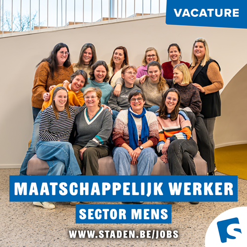 Medewerkers van de sector Mens bij lokaal bestuur Staden
